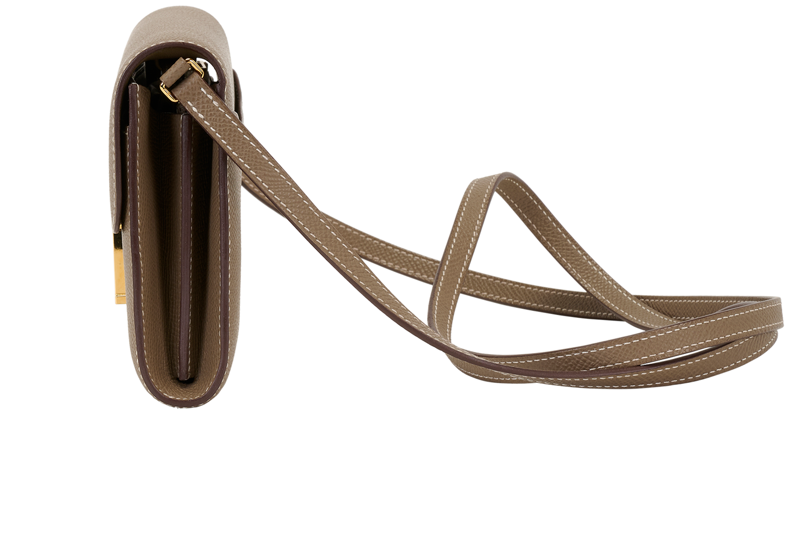 Constance To Go In Epsom Taupe, &pound;5,900, Handbags, Taupe, Leather, Bottom view